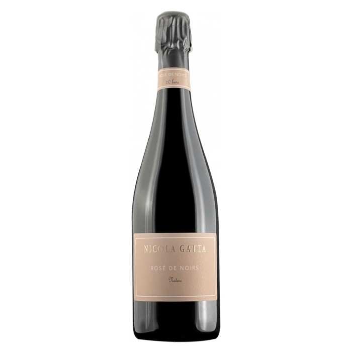Nicola Gatta Rose De Noirs 60 Lune Spumante Metodo Classico