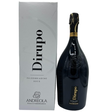 Andreola Dirupo Valdobbiadene Extra Dry millesimato Magnum 1.5L 2023 (Astucciato)