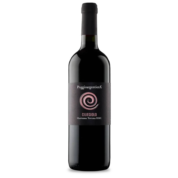 Poggio ArgentierA Ciliegiolo Maremma Toscana DOC 2022