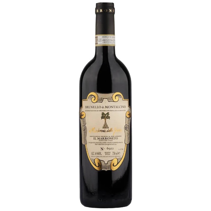 Il Marroneto "Madonna delle Grazie" Brunello di Montalcino DOCG 2019