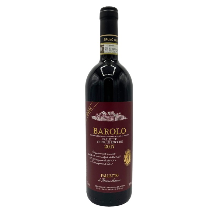Bruno Giacosa Barolo "Riserva Falletto Vigna Le Rocche" Etichetta Rossa 2017