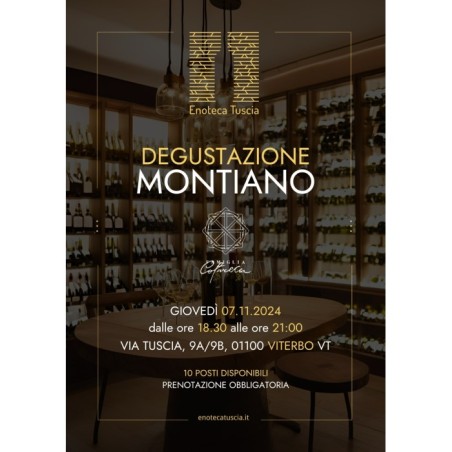 Degustazione 'L'eleganza del Merlot: il Montiano'