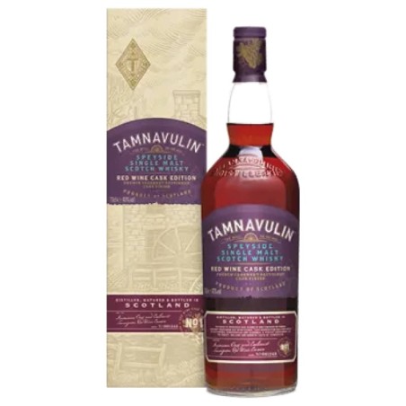 Tamnavulin Speyside Single Malt Scotch Whisky Red Wine Cask Edition Spanish Grenache Cask Finish(Astucciato)