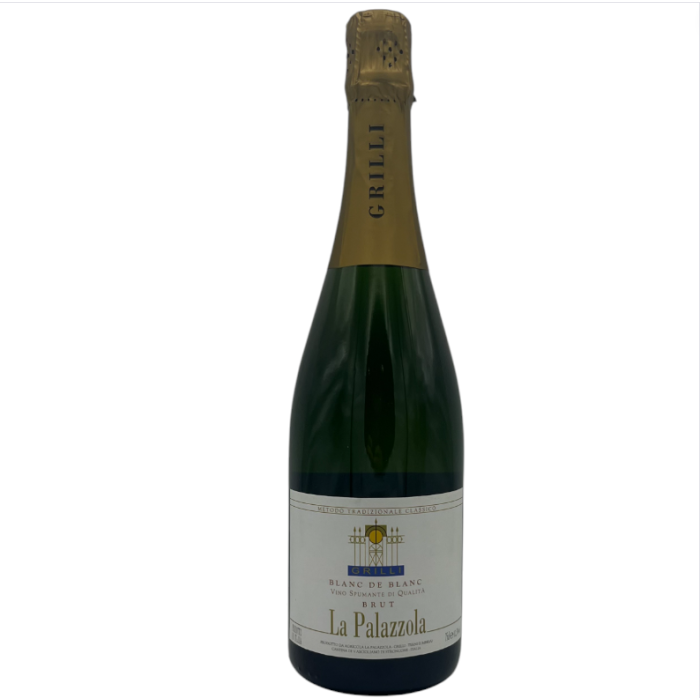La Palazzola Blanc de Blanc Vino Spumante di Qualita' Brut metodo ancestrale 2015
