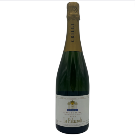 La Palazzola Blanc de Blanc Vino Spumante di Qualita' Brut metodo ancestrale 2015