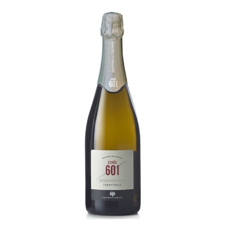 Cantina di Trento Cuvèe 601 Metodo Classico Dosaggio Zero TrentoDOC