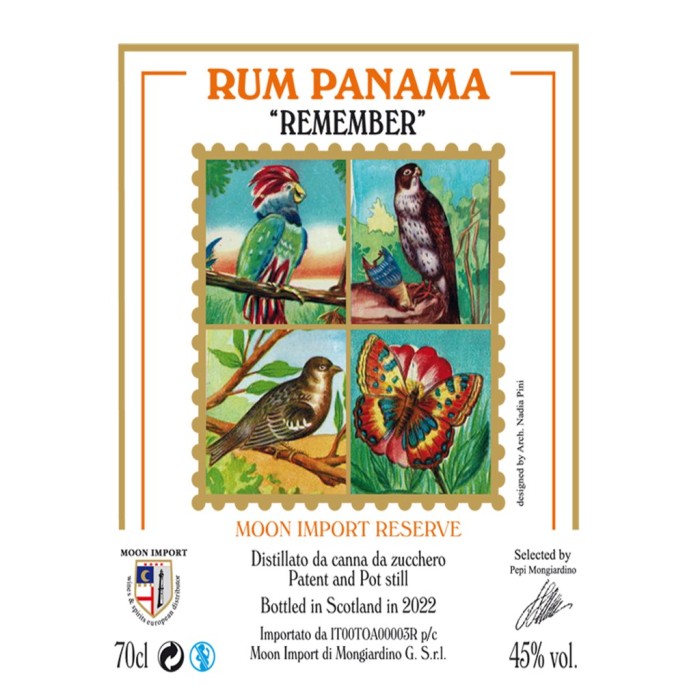 Rum Panama "Remember" 45° - litri 0,70