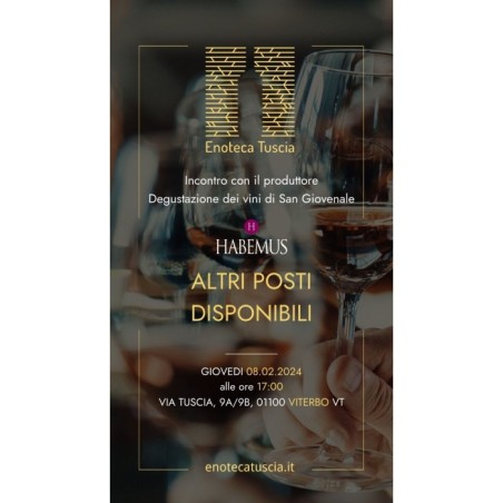 Degustazione San Giovenale Habemus (ore 17.00)