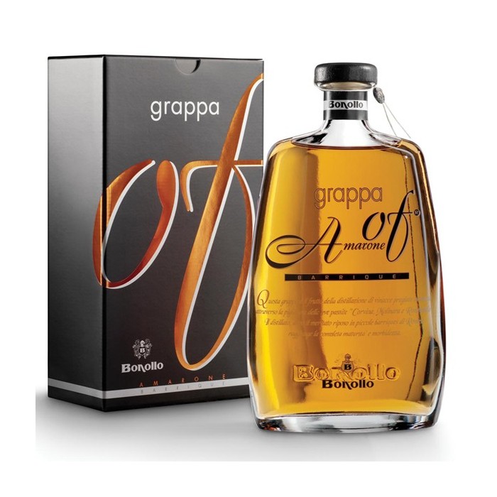 Grappa Of Amarone Barrique Bonollo 70cl | Enoteca Tuscia