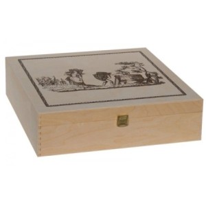 Cassetta Legno per 4 Bottiglie