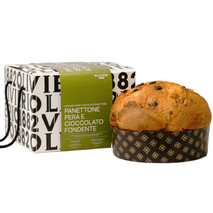 Olivieri Panettone Pere e Cioccolato Fondente 1KG