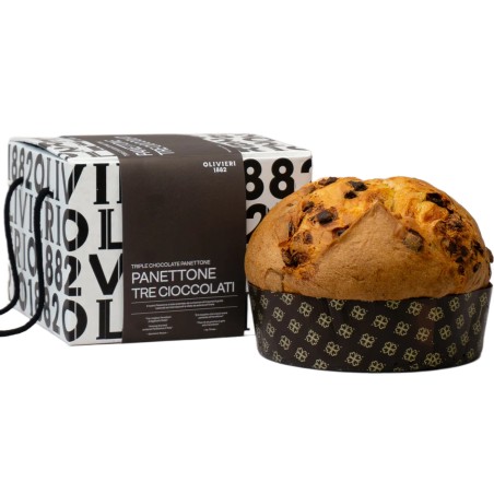 Olivieri Panettone Tre Cioccolati 1KG