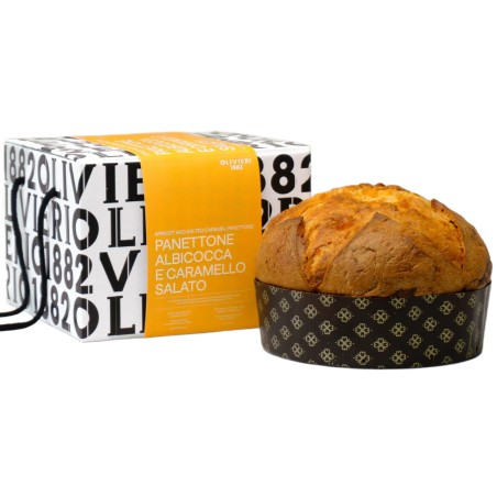 Olivieri Panettone Albicocca e Caramello Salato 1KG