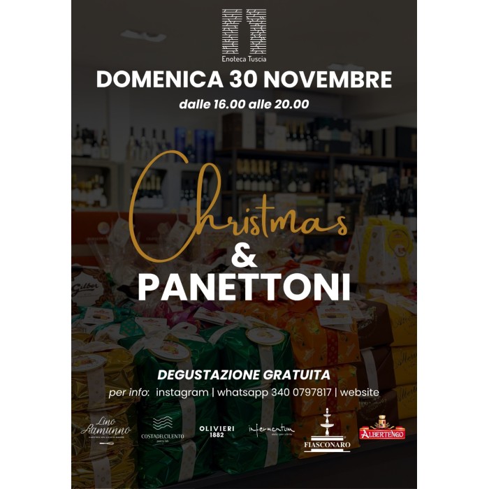 "Christmas & Panettoni" Degustazione Gratuita 30/11