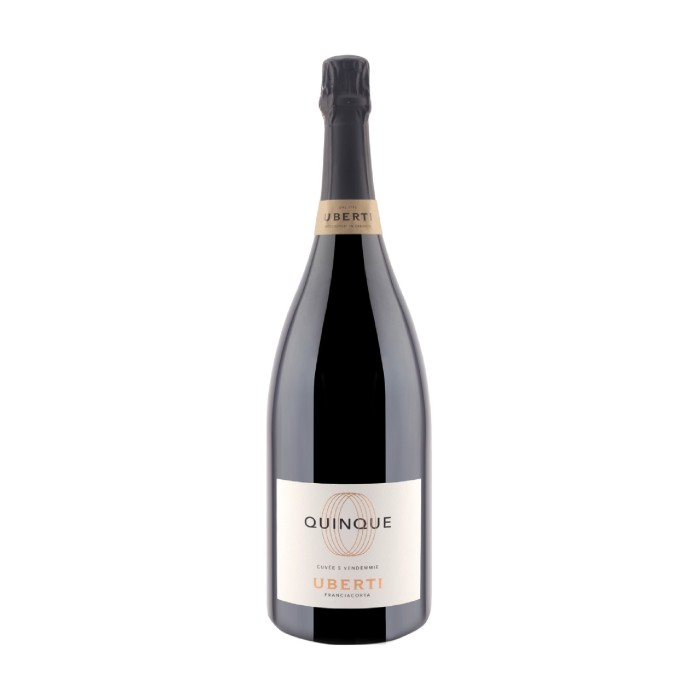 Uberti Quinque Cuvée 5 Vendemmie Extra Brut Franciacorta DOCG (Con Astuccio)
