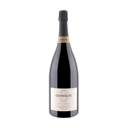 Uberti Quinque Cuvée 5 Vendemmie Extra Brut Franciacorta DOCG (Con Astuccio)