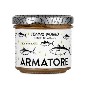 Armatore tonno rosso filetti in olio 110gr