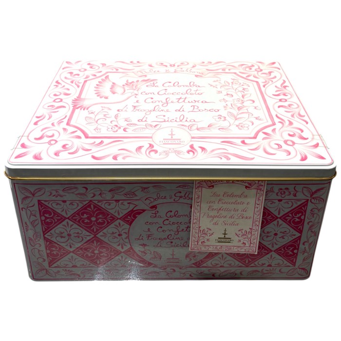 Fiasconaro - Collezione Dolce&Gabbana - Colomba con cioccolato e confettura di fragoline di bosco di Sicilia 1KG