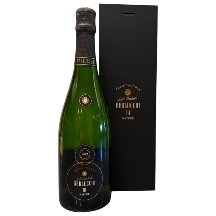Berlucchi 61 Nature Franciacorta DOCG 2019 (Cofanetto in legno)